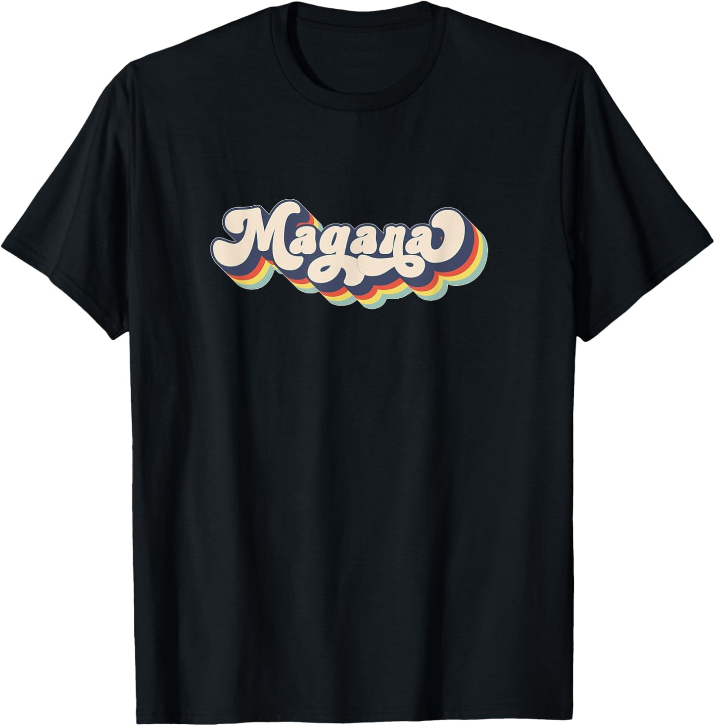 MAGANA Family Name Personalized Surname MAGANA T-Shirt - T-Shirt | Black