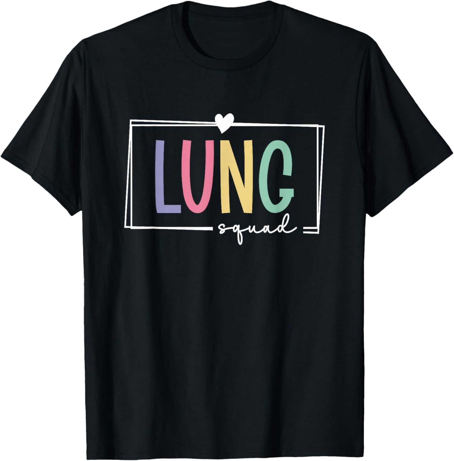 Lung Squad Respiratory Therapist Pulmonologist T-Shirt - T-Shirt | Black