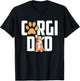 Pembroke Welsh Corgi - Corgi Dad T-Shirt - T-Shirt | Black