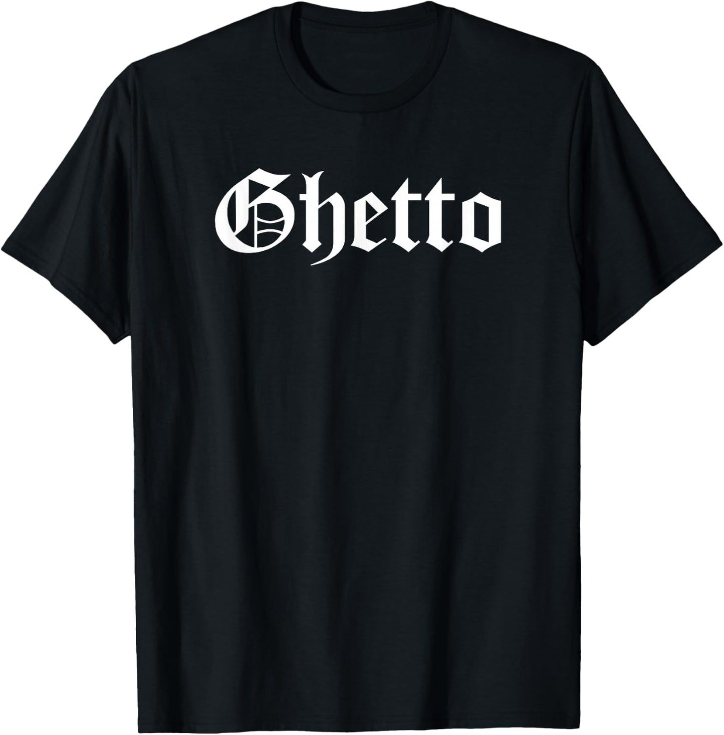 Ghetto Apparel Co Women's Classic Fit Black T-Shirt - T-Shirt | Black