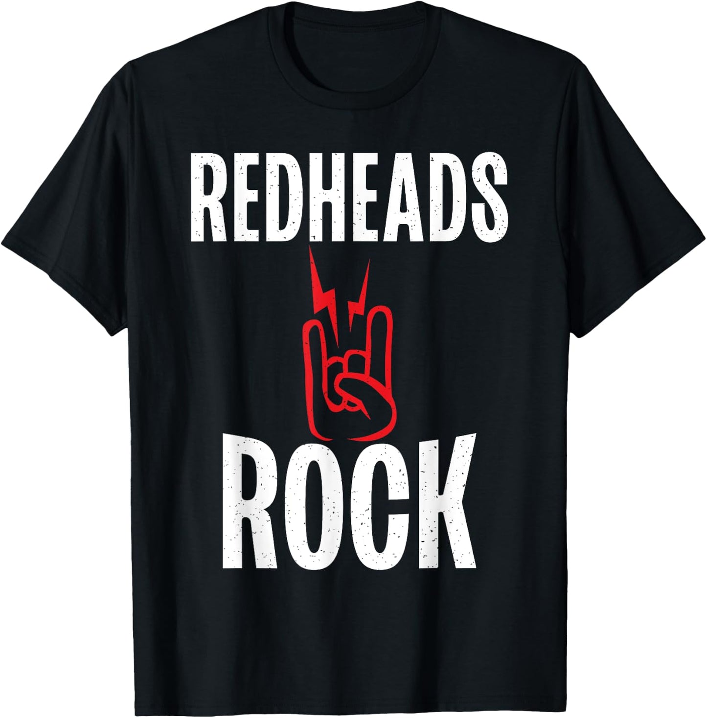 Redheads Rock Redhead T-Shirt - T-Shirt | Black