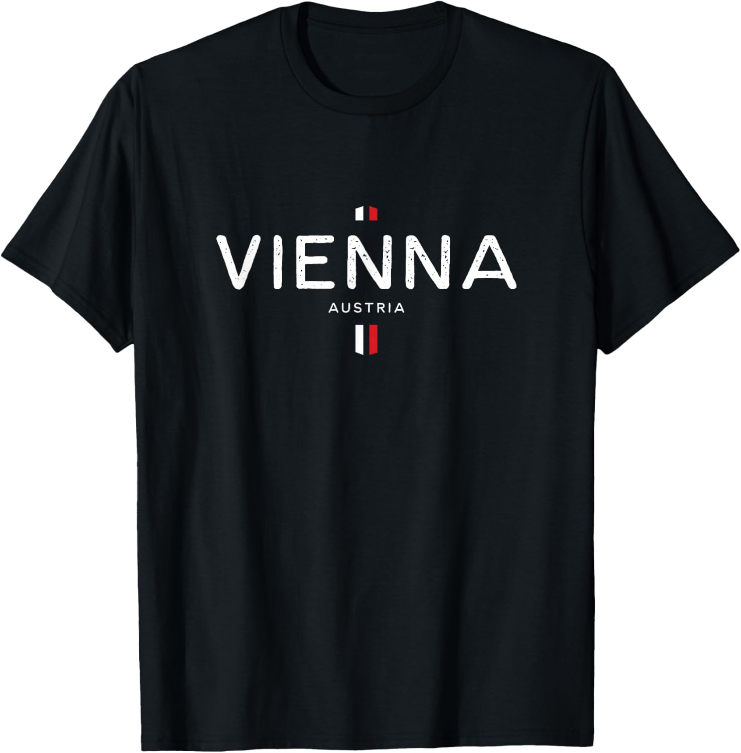 Vienna Austria Retro Vintage T-Shirt - T-Shirt | Black