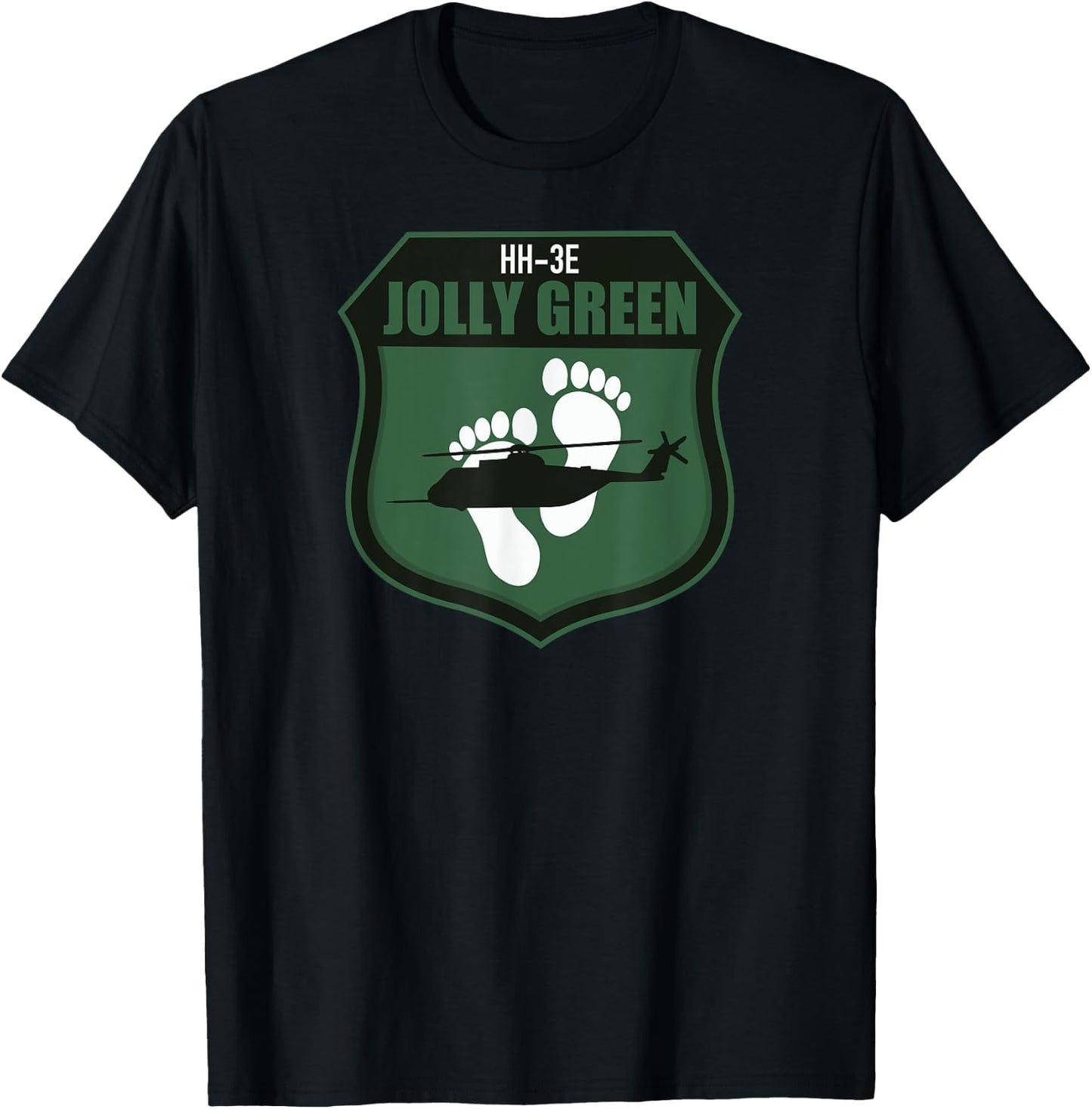 HH-3E Jolly Green T-Shirt - T-Shirt | Black