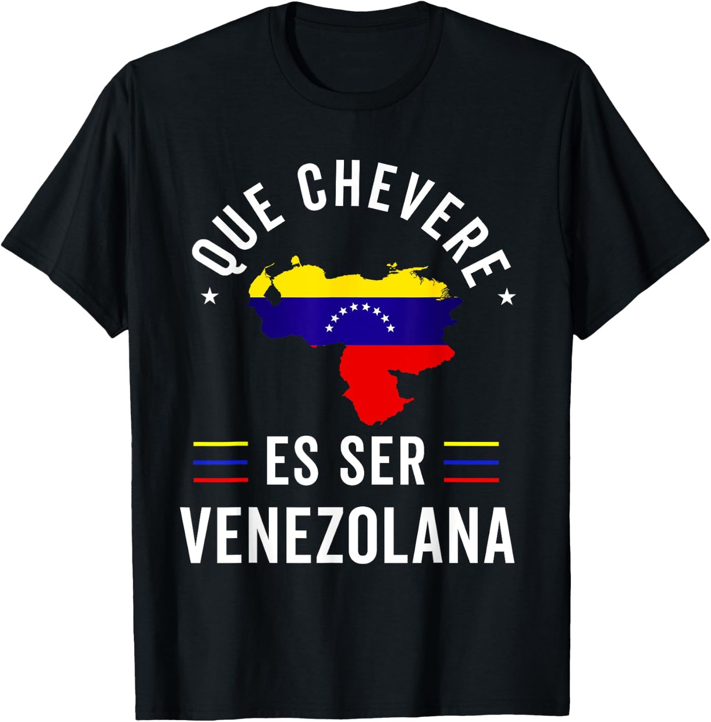 Venezuela Flag Pride Bandera Venezolana Camiseta Mujer Girl T-Shirt - T-Shirt | Black