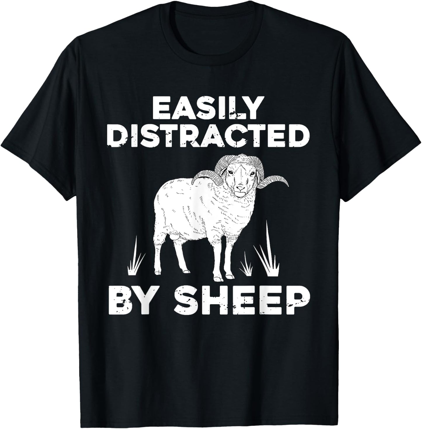 Cute Sheep Women Lamb Farm Animal Farmer Sheep Lover T-Shirt - T-Shirt | Black