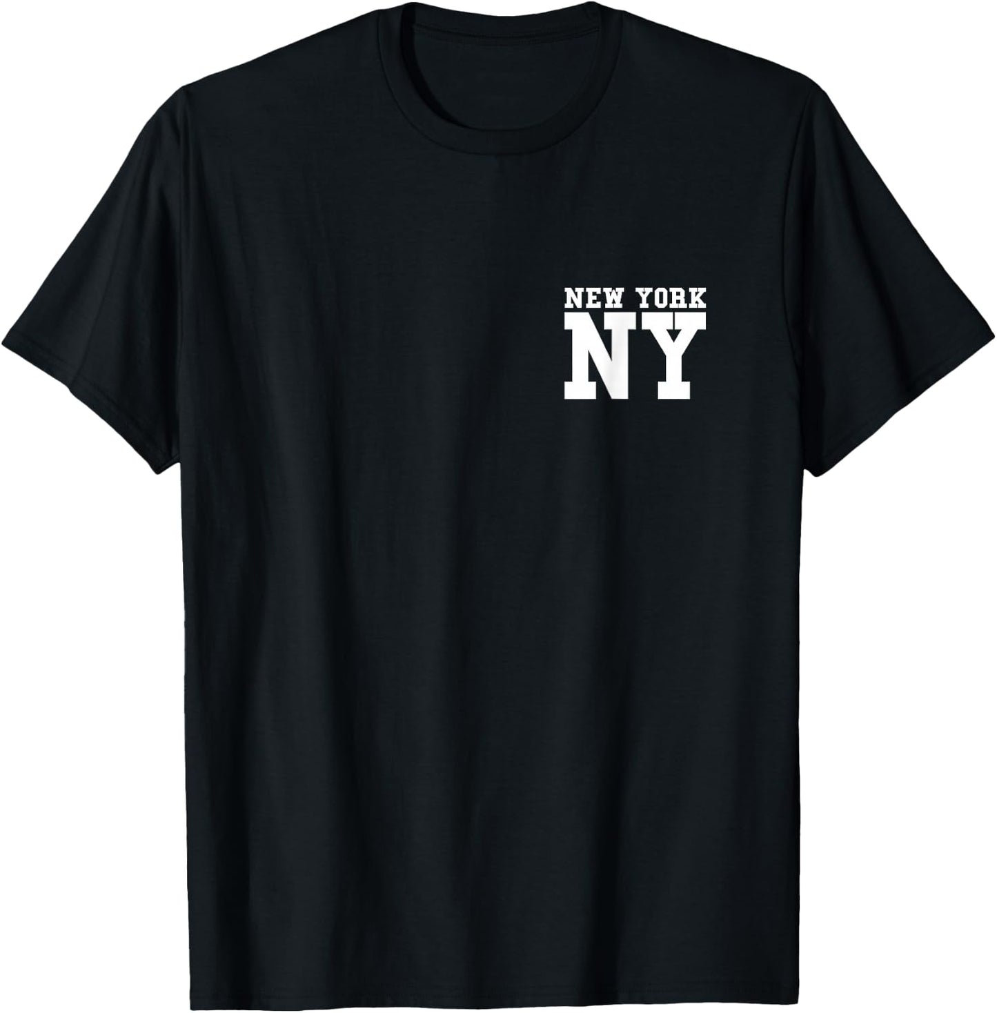 New York - NY - Minimalistic Pocket Design - Classic T-Shirt - T-Shirt | Black