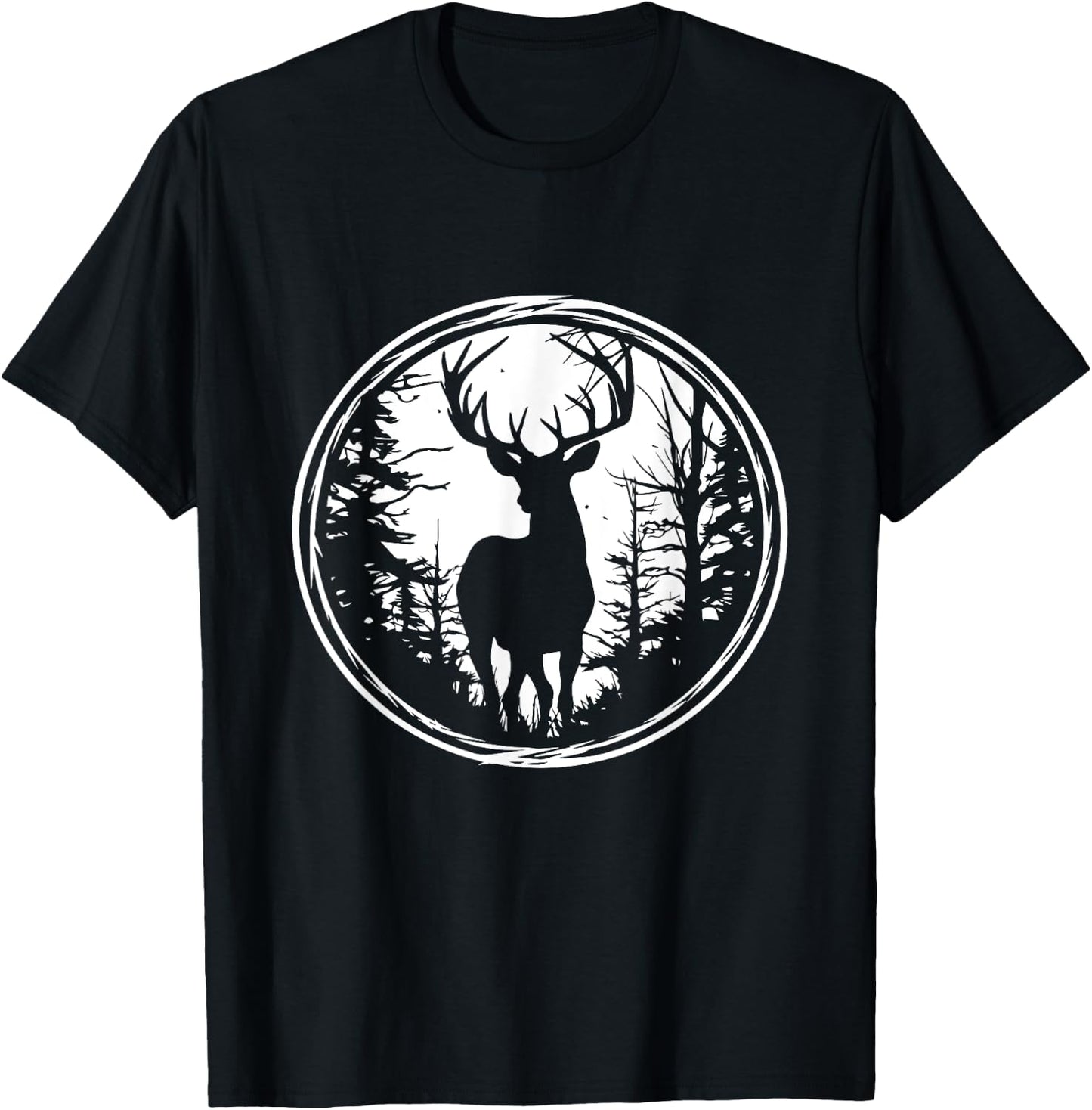 Vintage Deer T-Shirt - T-Shirt | Black