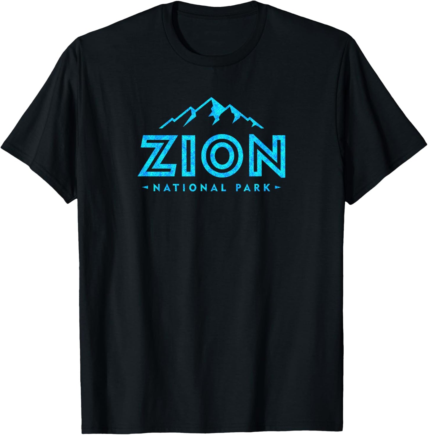 Retro Zion National Park Utah Mountain Women Men Souvenir T-Shirt - T-Shirt | Black