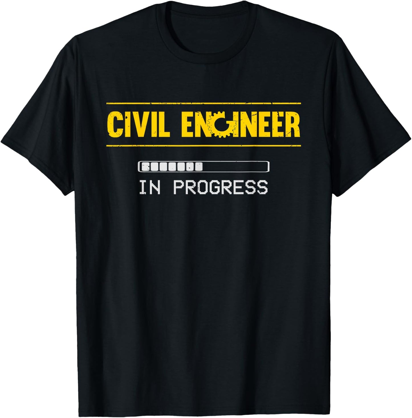Funny Civil Engineer Engineering Gift Future Civil Engineer T-Shirt - T-Shirt | Black