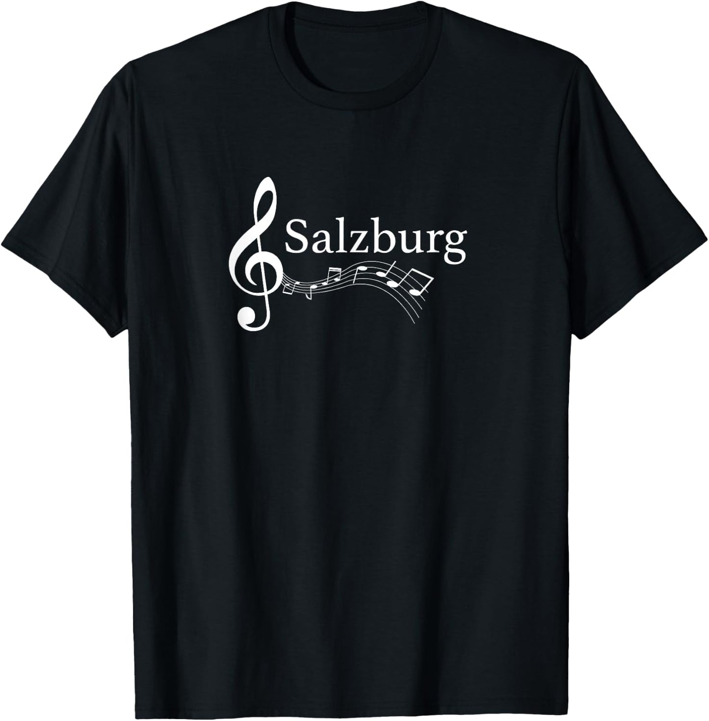 Salzburg - Great Austrian Music Design T-Shirt - T-Shirt | Black