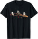 Chickadee Bird Chickadees On Branch Birding T-Shirt - T-Shirt | Black