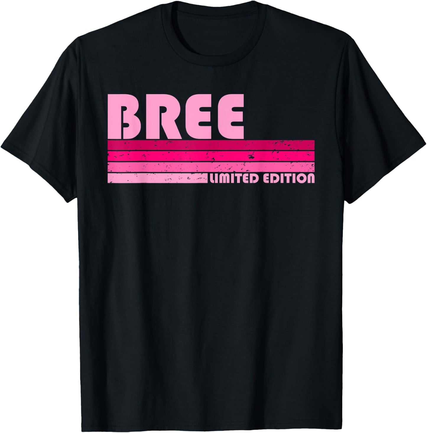 BREE Name Personalized Retro Vintage 80s 90s Birthday T-Shirt - T-Shirt | Black