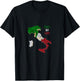 Italy Map Italian Shoe Green White Red Italy Flag Men Women T-Shirt - T-Shirt | Black