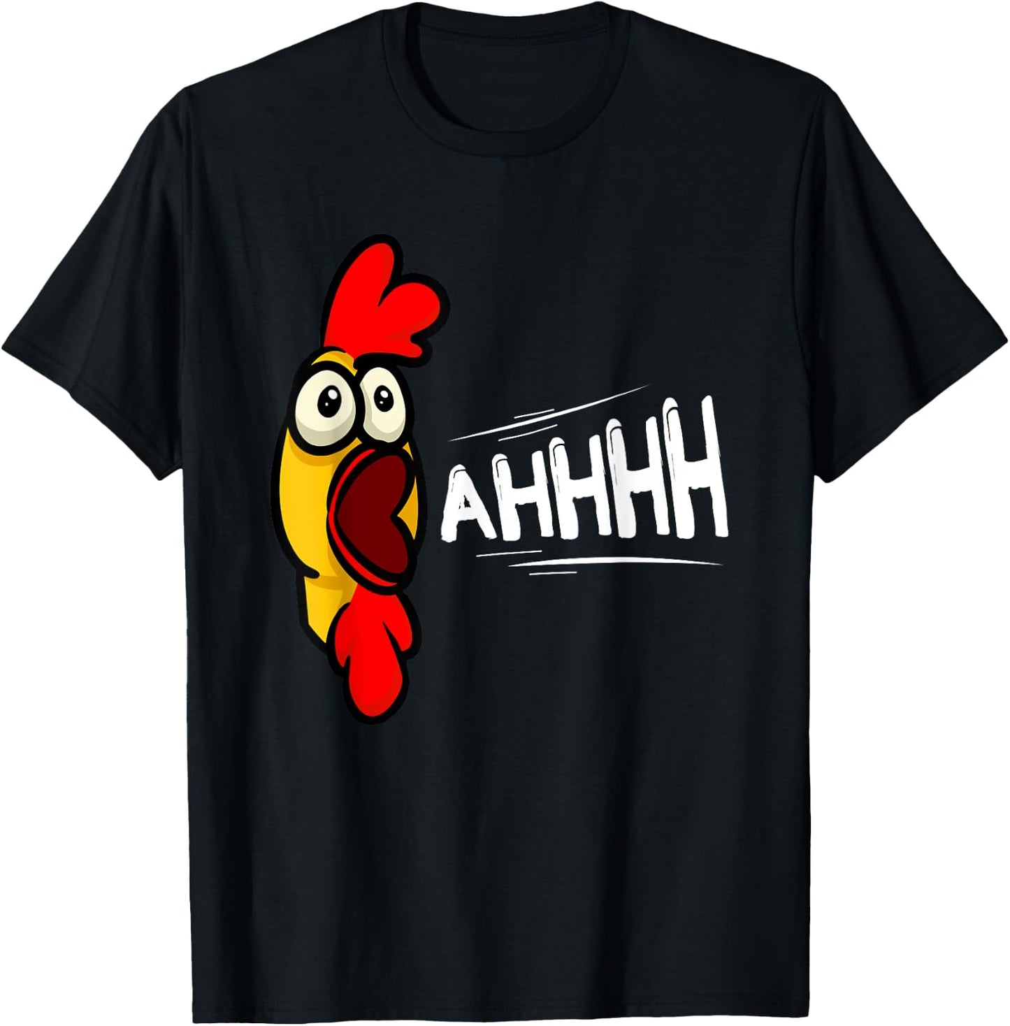 Rubber Chicken Costume AHHHH Toy Rubber Chicken T-Shirt - T-Shirt | Black