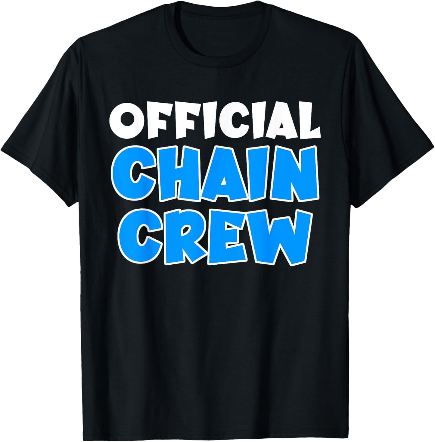 Official Chain Crew American Football Game T-Shirt - T-Shirt | Black