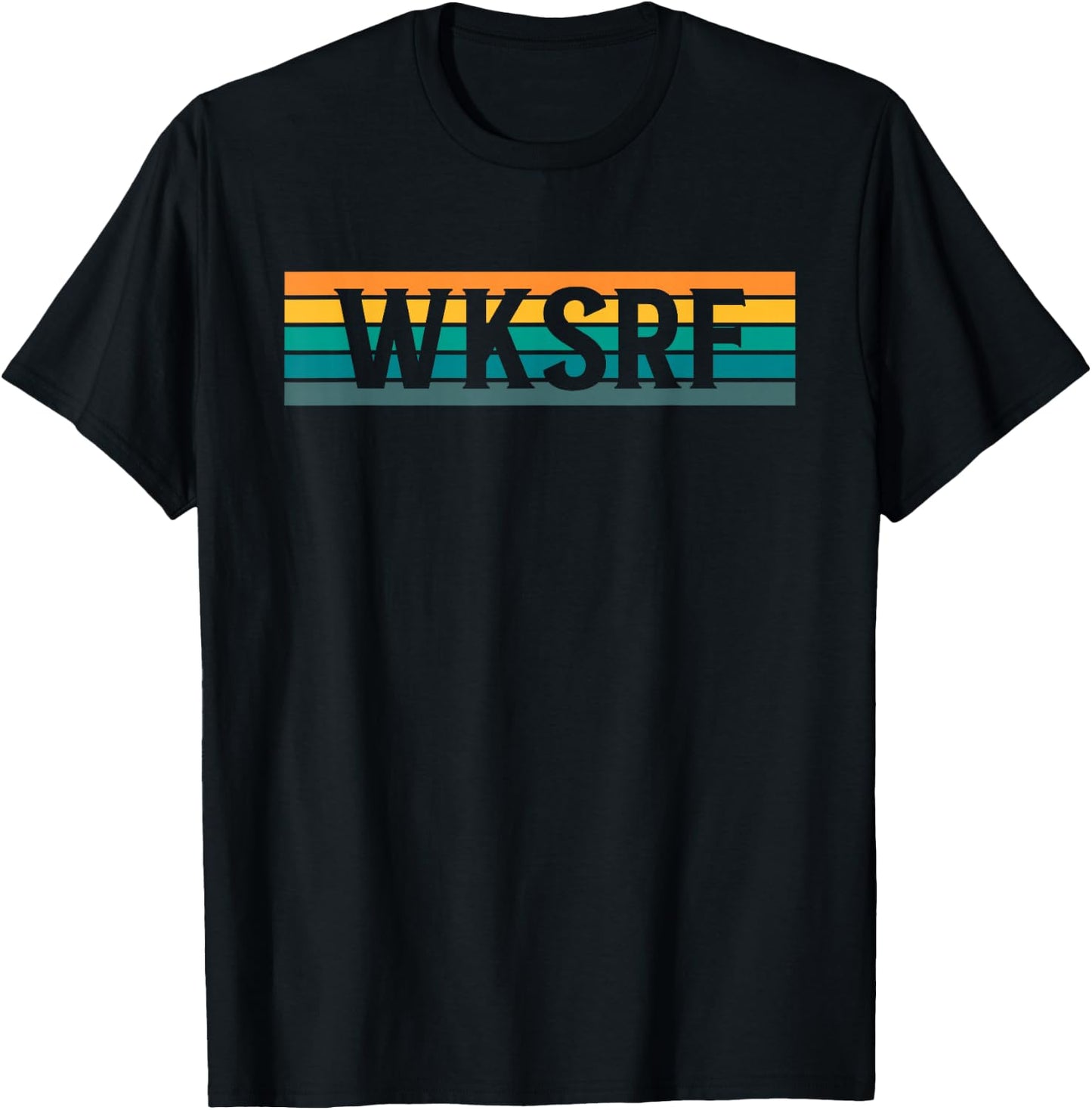 WKSRF Wakesurf Wakeboard Wakeboarding T-Shirt - T-Shirt | Black