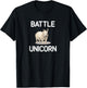 Battle Unicorn, funny, rhinoceros, jokes, sarcastic T-Shirt - T-Shirt | Black