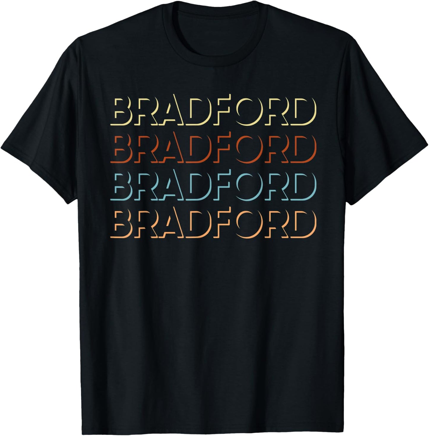 Bradford First Name My Personalized Named T-Shirt - T-Shirt | Black