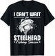 Countdown to Steelhead Fishing Season T-Shirt - T-Shirt | Black