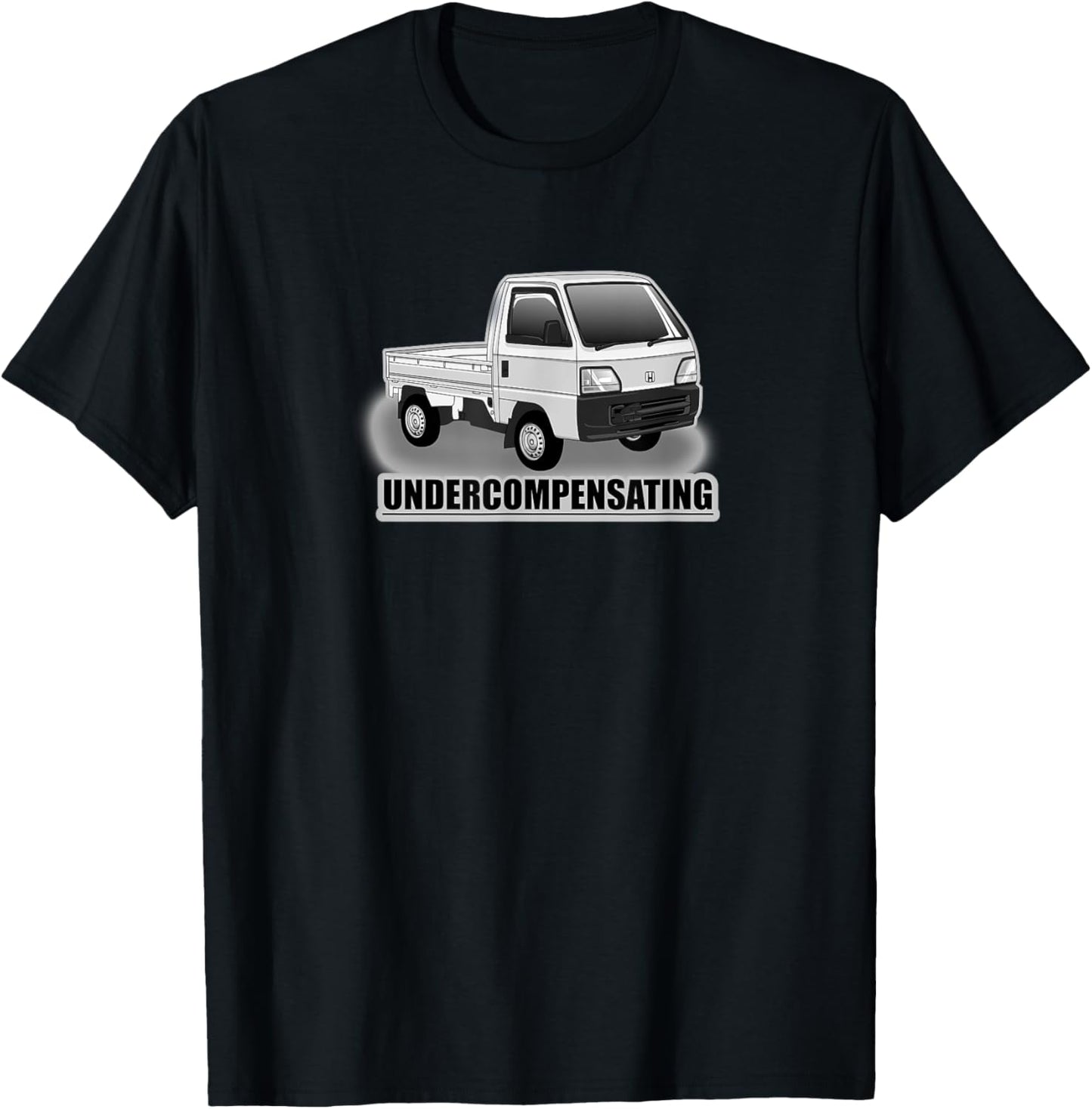 Undercompensating - Kei Truck Mini Truck T-Shirt - T-Shirt | Black