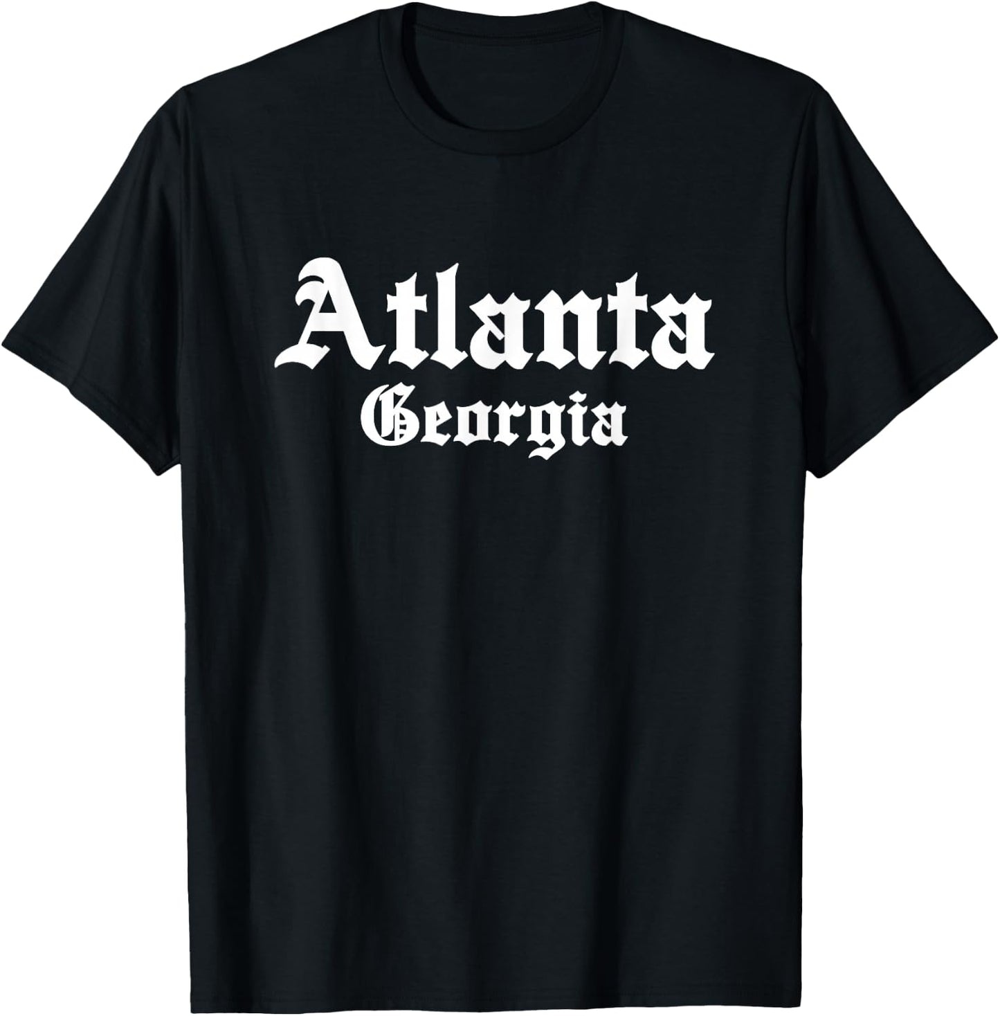Atlanta - Georgia - Old School Design - Classic T-Shirt - T-Shirt | Black