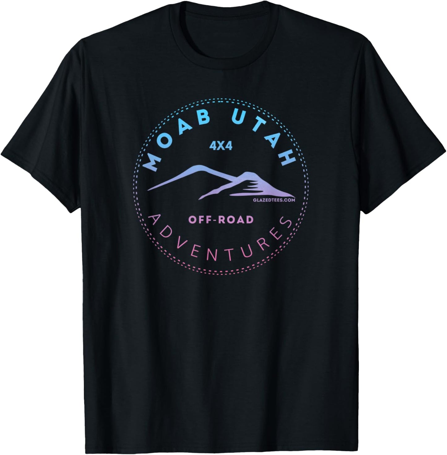 Moab Utah 4x4 Off Road Retro Adventures T-Shirt - T-Shirt | Black