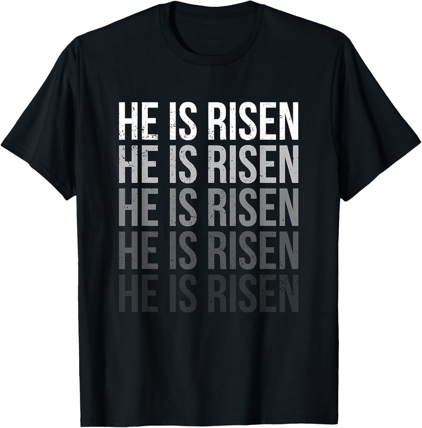 He Is Risen Sun Resurrection Easter Christian Men Women Kids T-Shirt - T-Shirt | Black