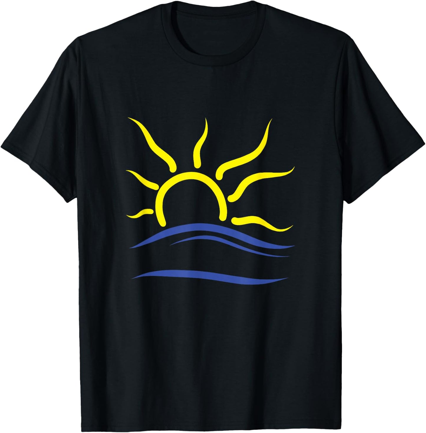 Naturist Symbol and Nudist Pendant Design T-Shirt - T-Shirt | Black