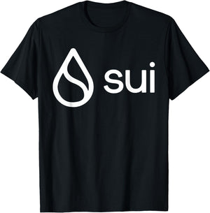 SUI Crypto Coin Fanboi Black Sui Coin Crypto Women's -Adults Small Classic Fit Short Sleeve T-Shirt - T-Shirt | Black