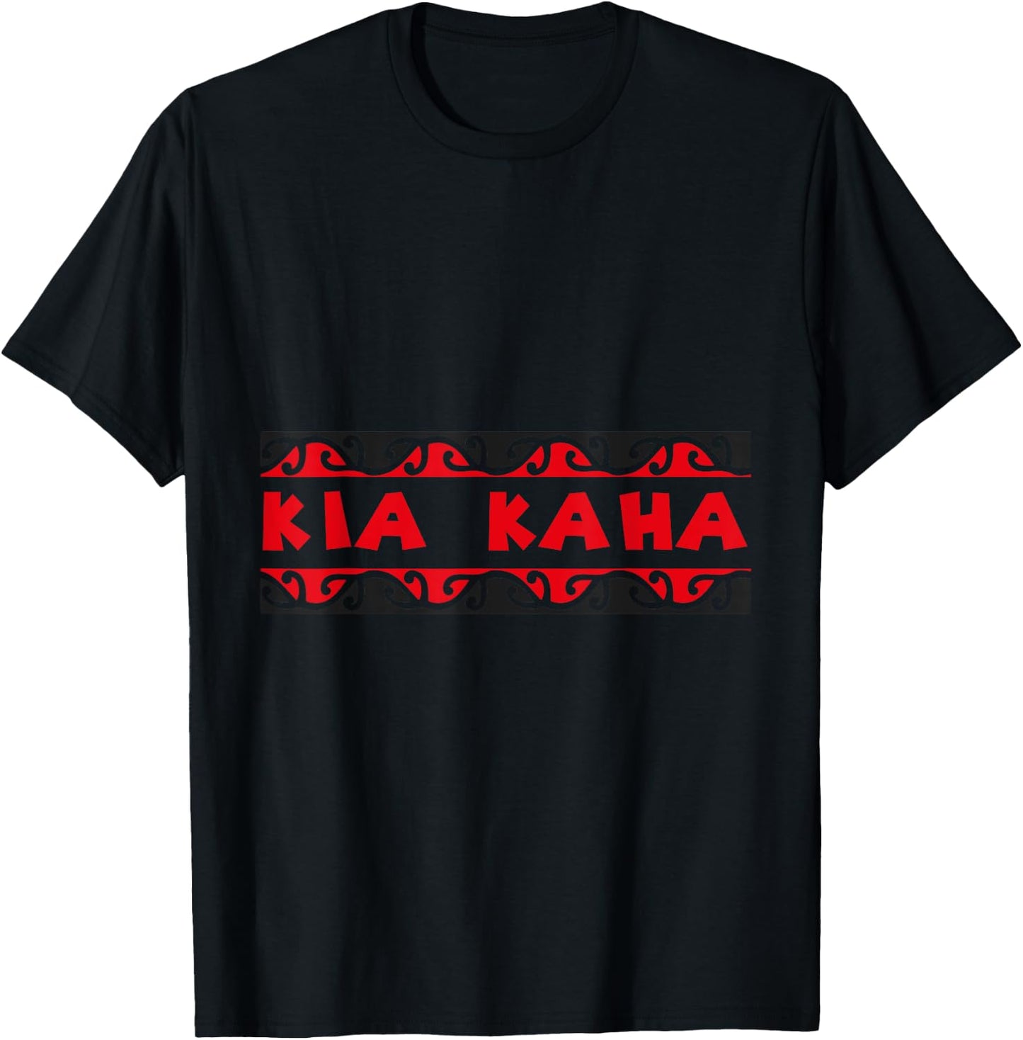 Polynesia Maori Kia Kaha Stay Stong Tattoo New Zealand T-Shirt - T-Shirt | Black