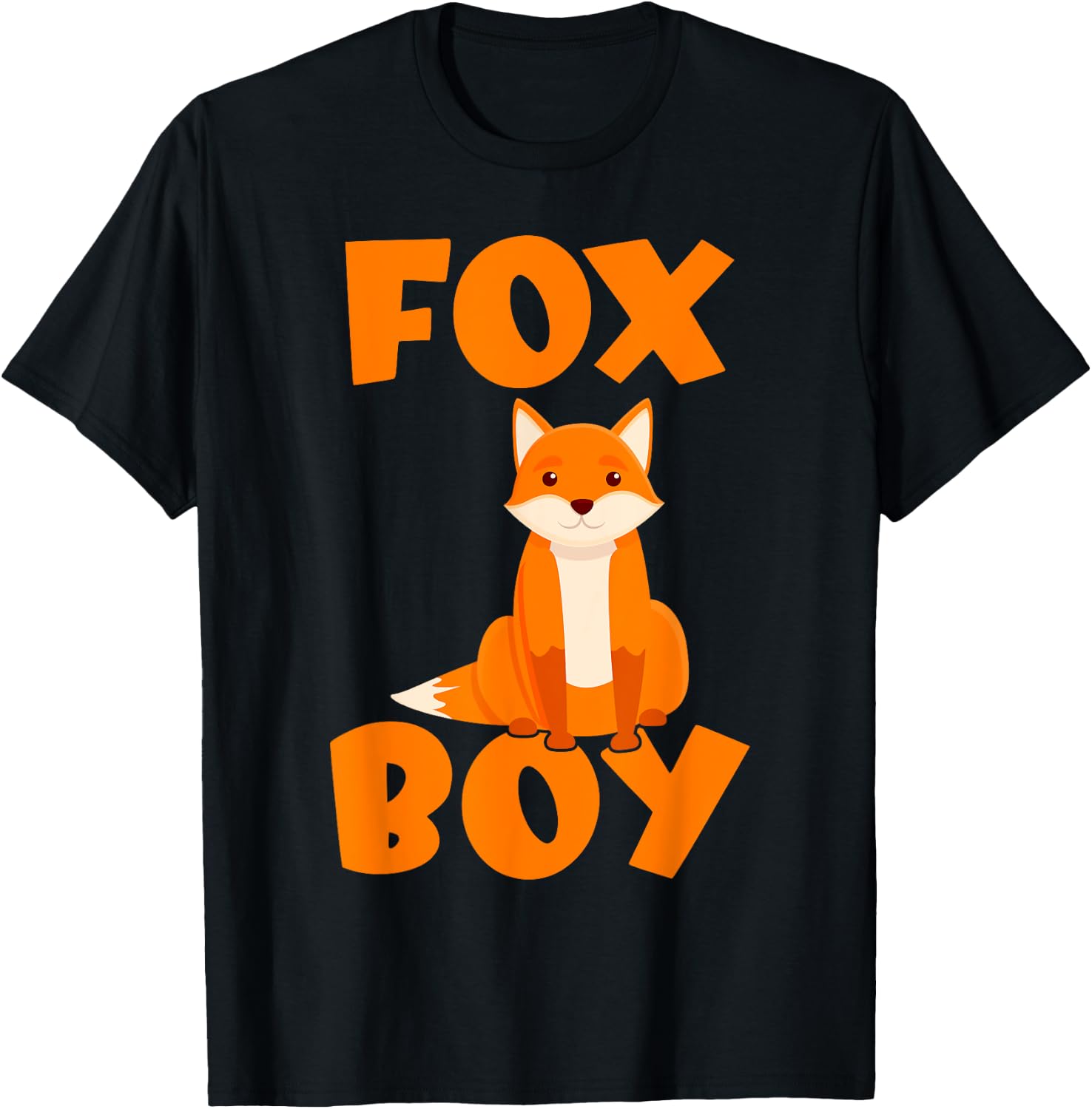 Fox Boy T-Shirt - T-Shirt | Black