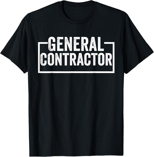 General Contractor T-Shirt - T-Shirt | Black