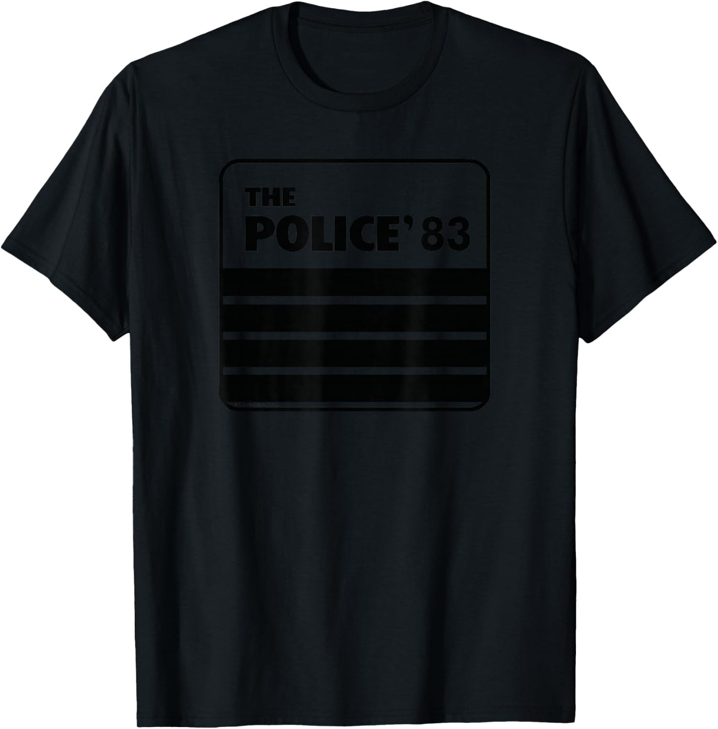 Official The Police Rock Music Band Boys 83 T-Shirt - T-Shirt | Black