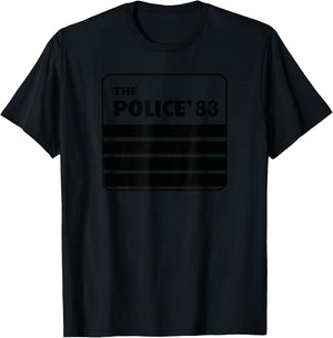 Official The Police Rock Music Band Boys 83 T-Shirt - T-Shirt | Black