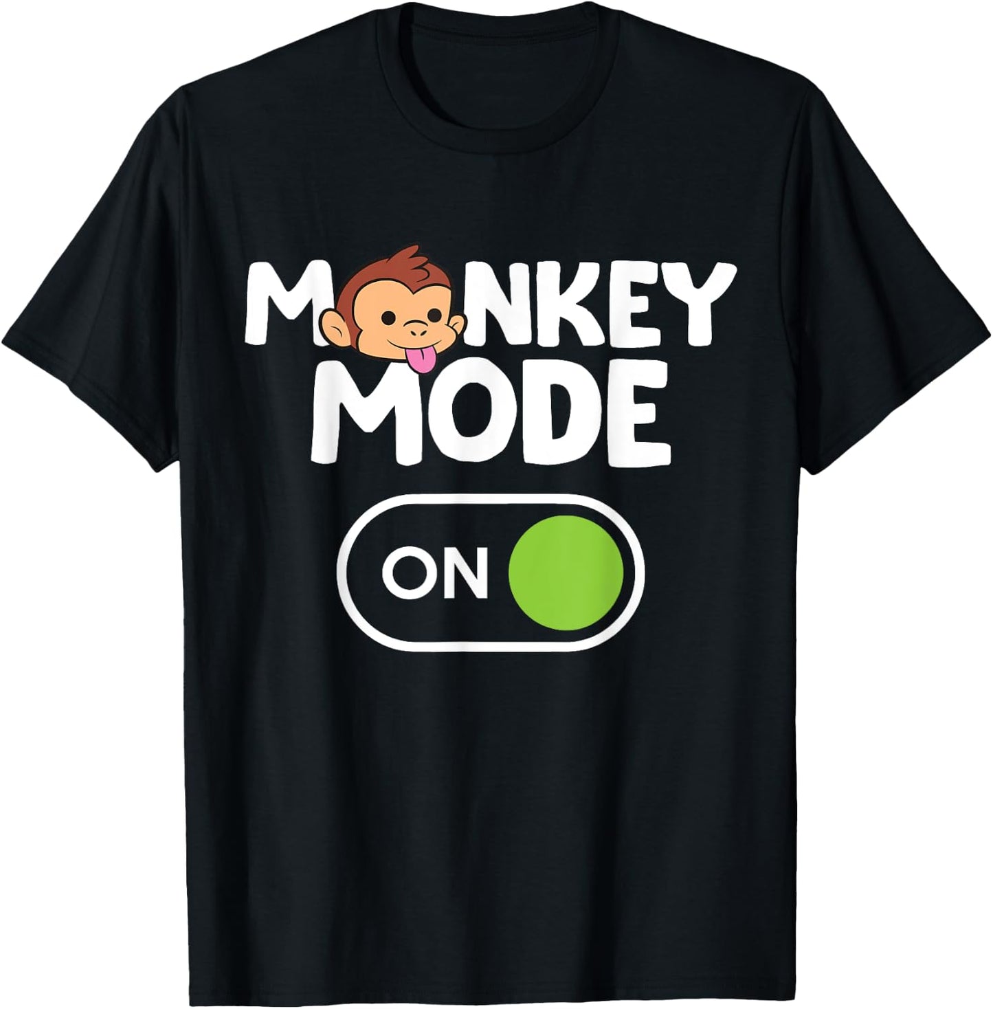 Monkey Mode On T-Shirt - T-Shirt | Black