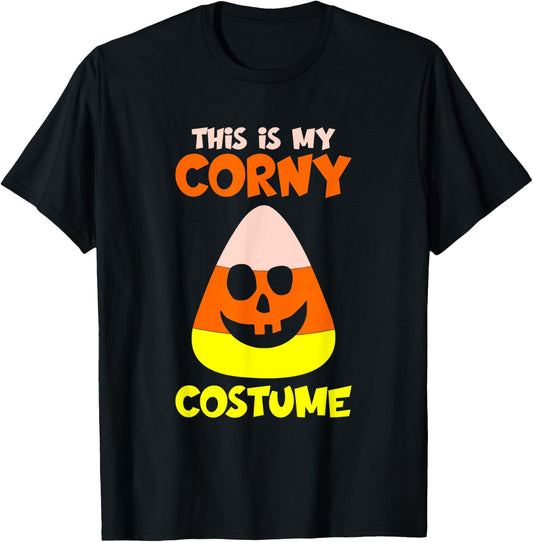 This is my corny costume candy Halloween sweet or sour T-Shirt - T-Shirt | Black