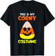 This is my corny costume candy Halloween sweet or sour T-Shirt - T-Shirt | Black