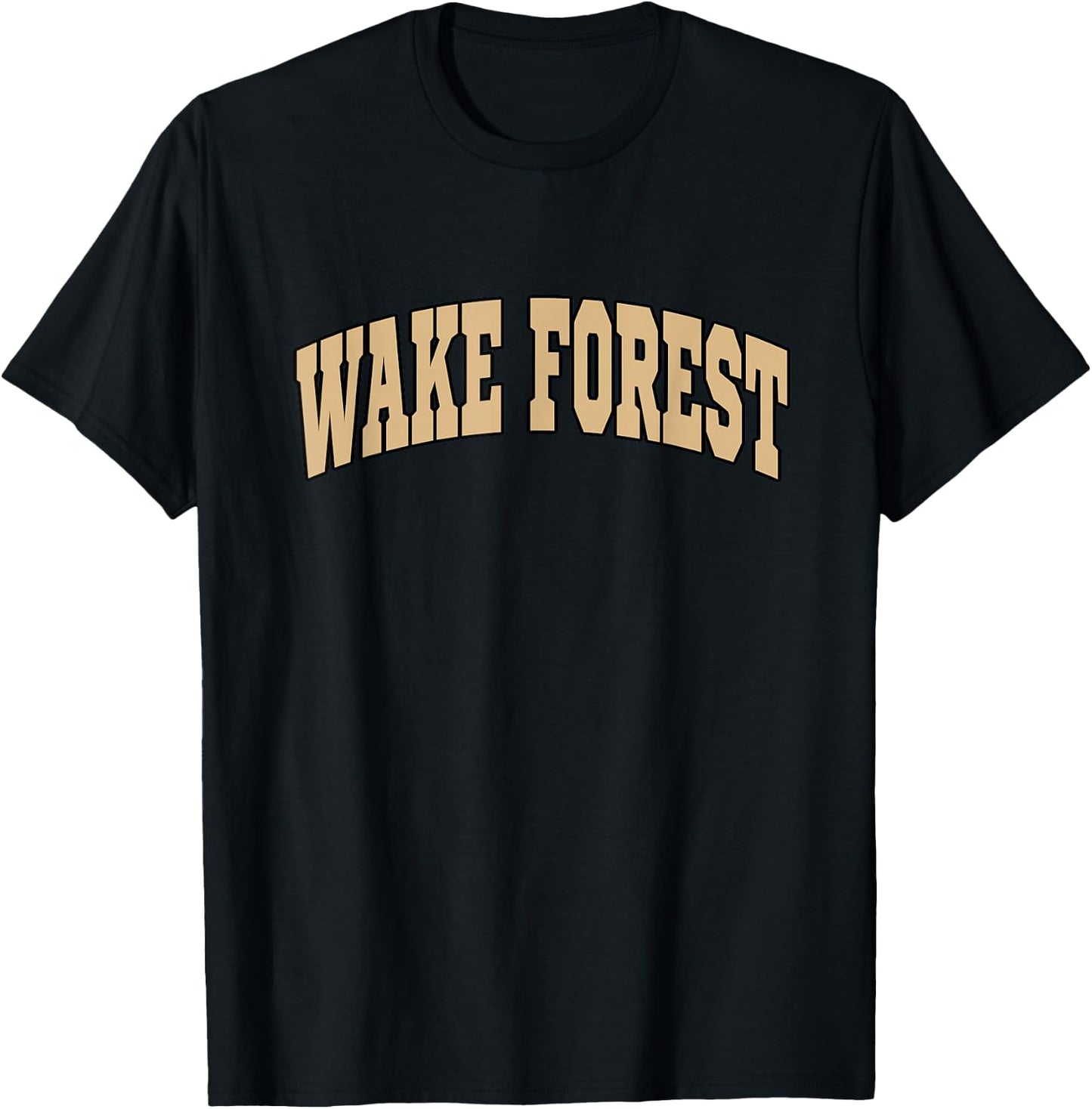 Wake Forest - Throwback Design - Classic T-Shirt - T-Shirt | Black
