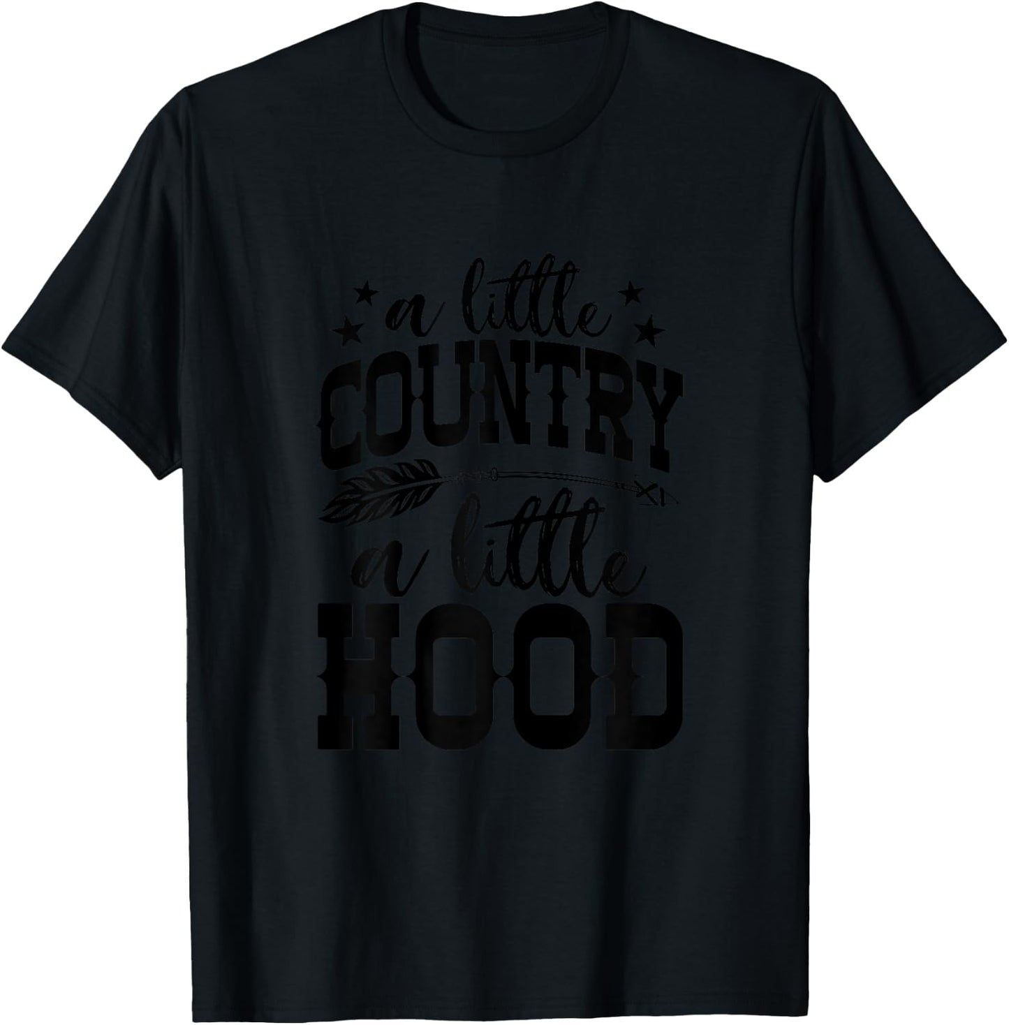 Funny Cowgirl Graphic and Girls Cowgirl Western T-Shirt - T-Shirt | Black