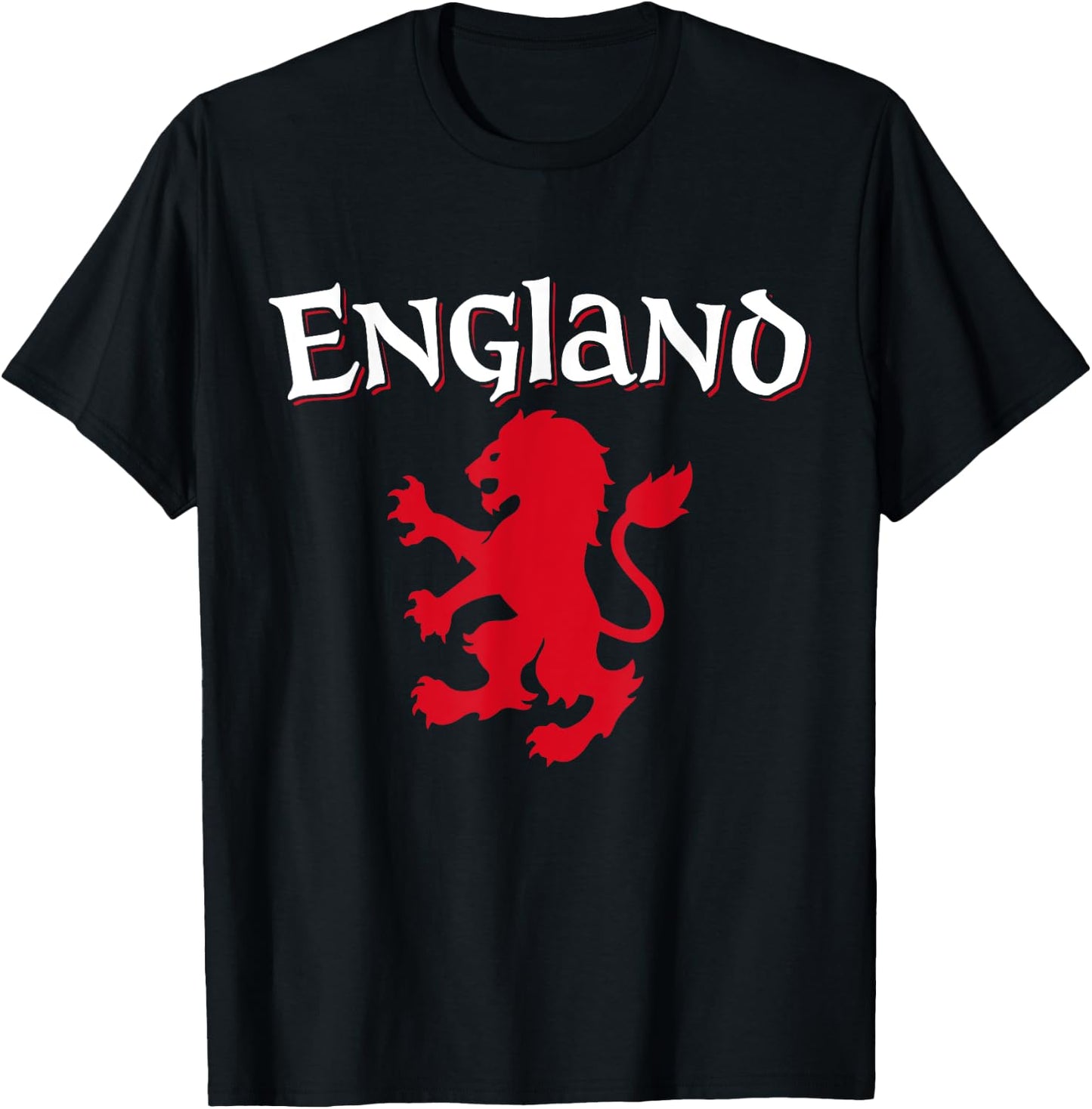 England Rampant Lion T-Shirt - T-Shirt | Black