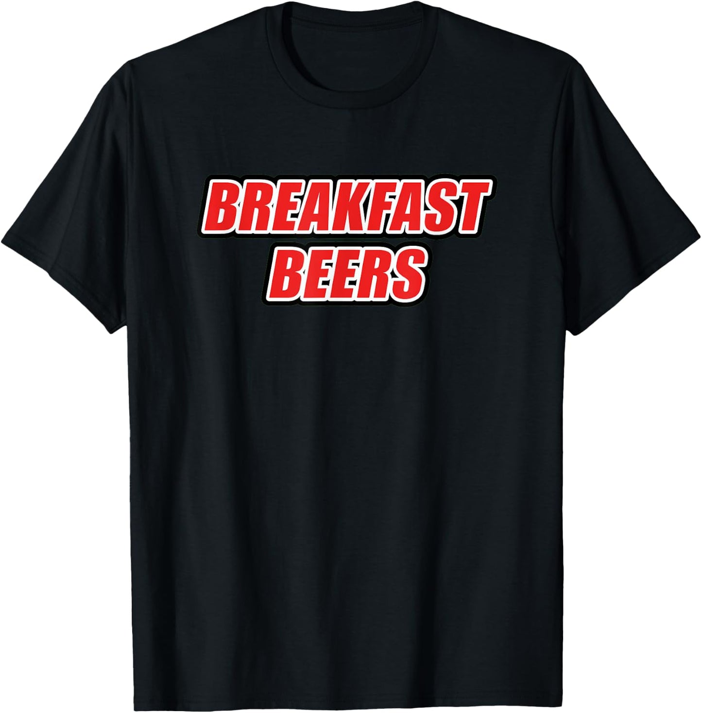 Breakfast Beers T-Shirt - T-Shirt | Black