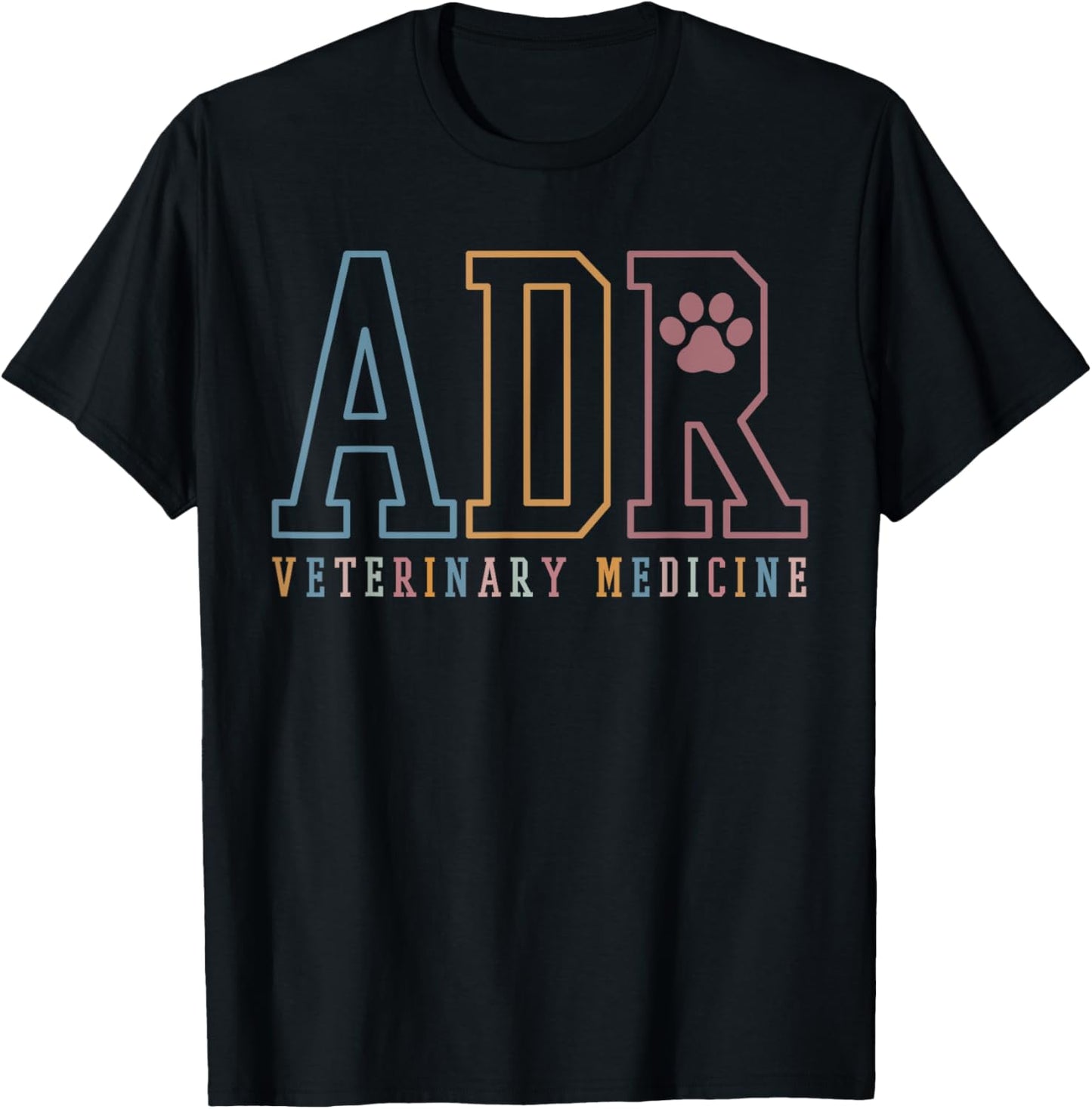ADR Doctor of Veterinary Medicine Sweater, Funny Vet Tech T-Shirt - T-Shirt | Black
