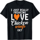 I just really freaking love Chicken Wings ok Chicken Wings T-Shirt - T-Shirt | Black