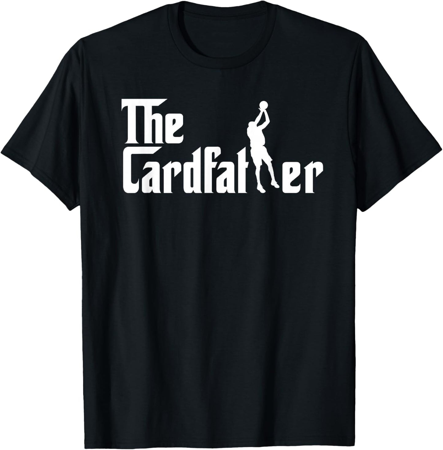 The Cardfather Funny Basketball Card Collector Trading Cards T-Shirt - T-Shirt | Black