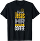 HR Shirt Funny Jesus Coffee Lover Human Resources T-Shirt - T-Shirt | Black