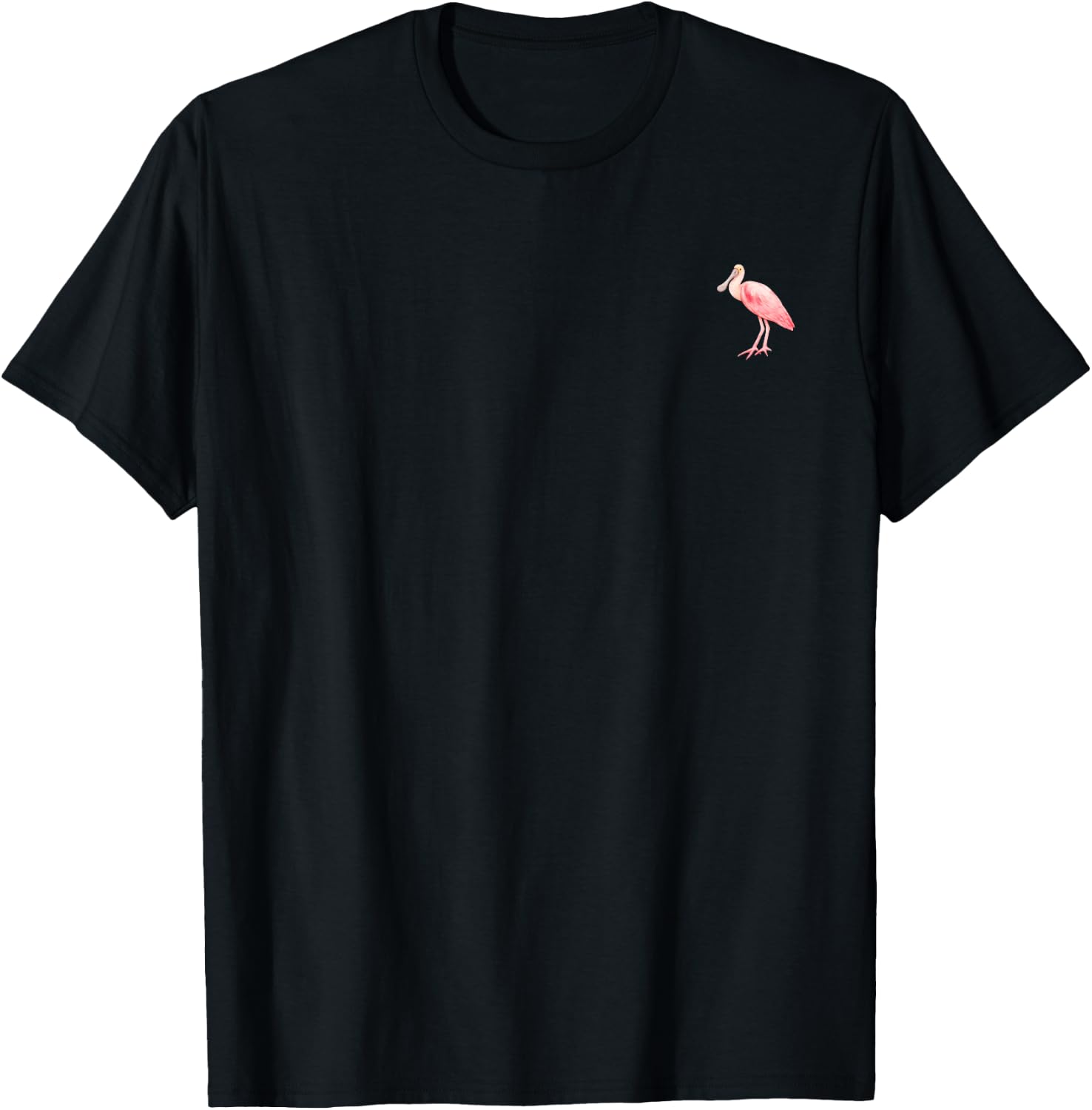 Roseate Spoonbill T-Shirt - T-Shirt | Black