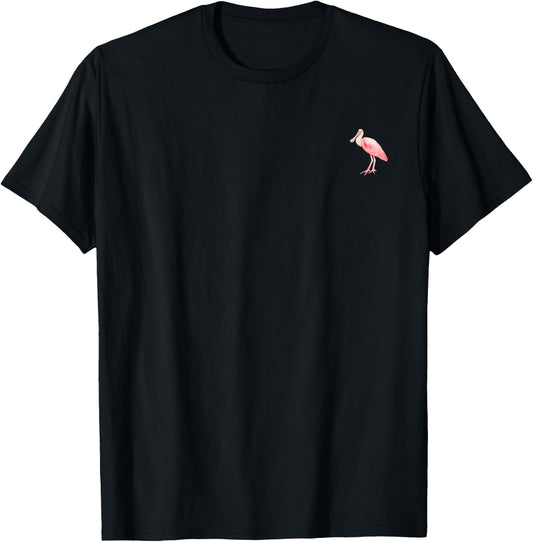 Roseate Spoonbill T-Shirt - T-Shirt | Black