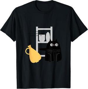 Bad Pottery Cat T-Shirt - T-Shirt | Black