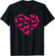 Valentines Horses - Valentines Day Horse Animal Equestrian T-Shirt - T-Shirt | Black