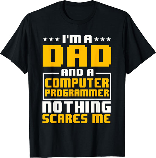 Programmer Software Developer Computer Engineer Father's Day T-Shirt - T-Shirt | Black